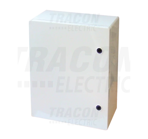 Műanyag elosztószekrény  HxWxD=500x400x175mm, IP65, IK10, 1000V AC/DC, RAL7035