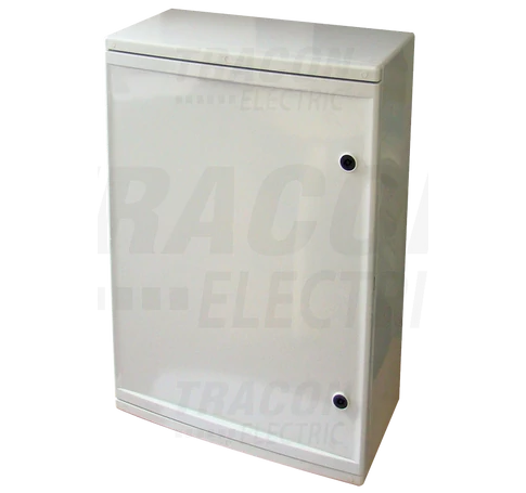 Műanyag elosztószekrény  HxWxD=700x500x245mm, IP65, IK10, 1000V AC/DC, RAL7035