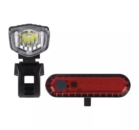 Emos P3923 TÖLTHETŐ LED KERÉKPÁR LÁMPA SZETT, 90 LM