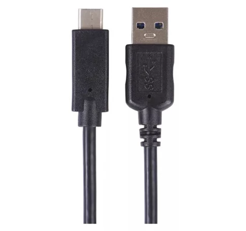 Emos SM7021BL TÖLTŐ- ÉS ADATKÁBEL USB-A 3.0 / USB-C 3.1, 1 M, FEKETE