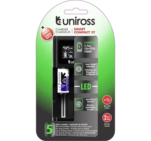 Uniross UCX004 TÖLTŐ AKKUMULÁTOR, SZETT