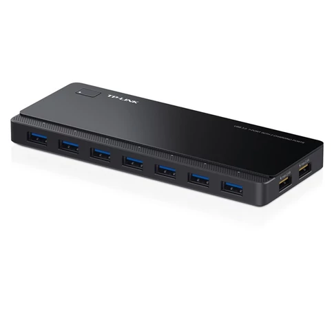 TP-LINK USB 3.0 HUB 7 Portos + 2xtöltési csatlakozás, UH720