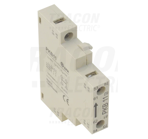 Oldalsó segédérintkező TR1C kontaktorokhoz  230V, 50Hz, 2A, 1×NC+1×NO