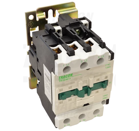 Kontaktor  400V, 50Hz, 40A, 18,5kW, 110V AC, 3×NO+(1×NO+1×NC)