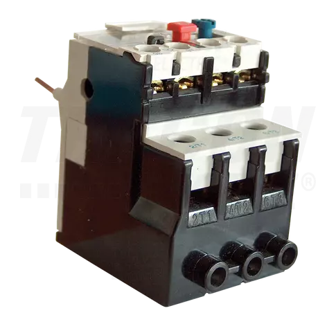 Termikus túláramvédelmi relé TR1K segédkontaktorokhoz  690V, 0-400Hz, 4-6A, 1×NC+1×NO