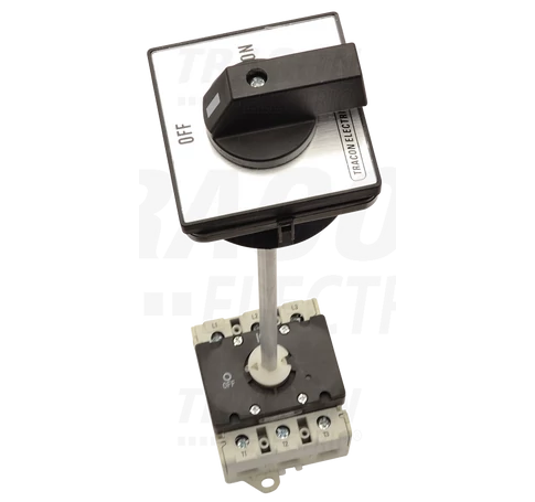 Szakaszoló kapcsoló ajtókupplunggal  400V, 50Hz, 32A, 4P, 7,5kW, 64×64mm