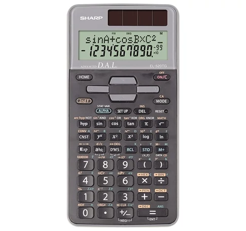 Sharp EL520TGGY TUDOMÁNYOS SZÁMOLÓGÉP