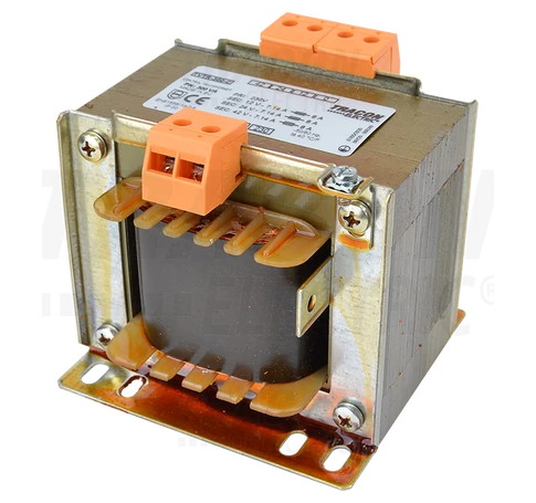 Normál, egyfázisú kistranszformátor  230V / 12-24-42V, max.300 VA
