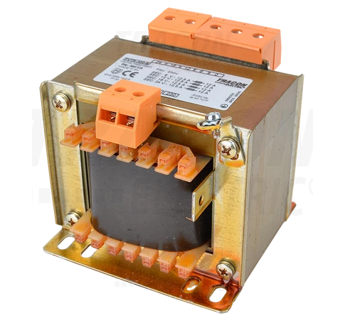 Normál, egyfázisú kistranszformátor  230V / 6-12-18-24V, max.300VA