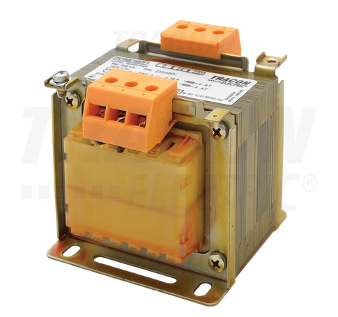 Biztonsági, egyfázisú kistranszformátor  230-400V / 24-230V, max.100VA