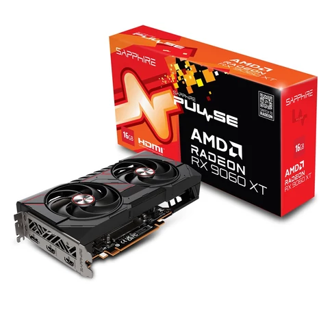 Graphics card. SAPPHIRE PULSE RX 9060 XT GAMING 16GB