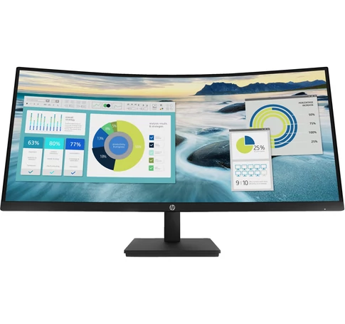 HP P34hc G4 WQHD USB-C Curved Monitor