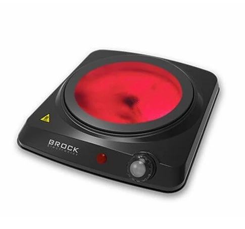 Brock Electronics HPI 3001 BK hob Black Countertop 1 zone(s)