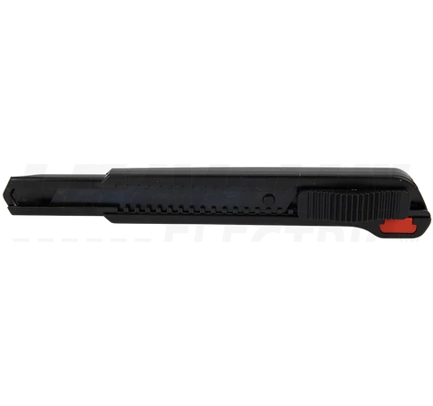 Pengés kés, hajlékony SK4 penge rugós rögzítéssel, ABS  L=149mm, D=19mm, W=17mm, d=12,5mm