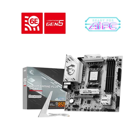 MSI B850M GAMING PLUS WIFI6E AMD B850 Socket AM5 micro ATX