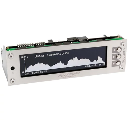 Aqua Computer 53145 fan speed controller LCD Stainless steel