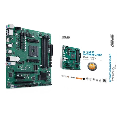 ASUS PRO B550M-C/CSM AMD B550 Socket AM4 micro ATX