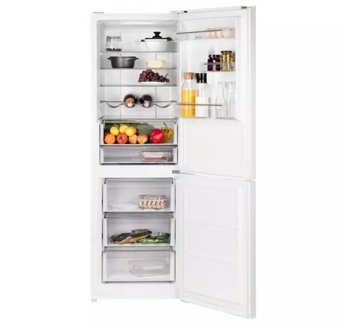 Free-standing refrigerator-freezer combination with Full No Frost inverter compressor MPM-357-FF-31W/AA 323 l, white