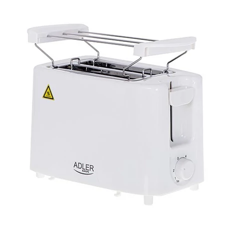 Adler AD 3223 toaster 6 2 slice(s) 750 W White