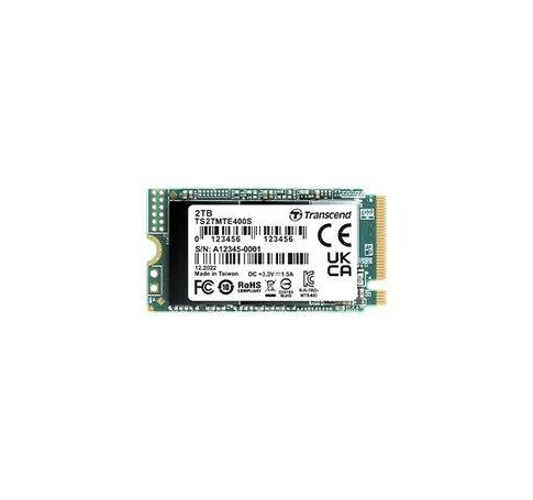 Transcend 400S 2 TB M.2 PCI Express 3.0 NVMe 3D NAND