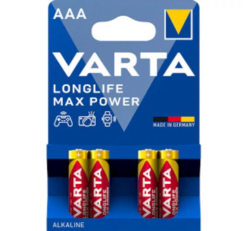 Alkáli elem AAA | 1.5 V DC | 4 buborékfóliás kártya