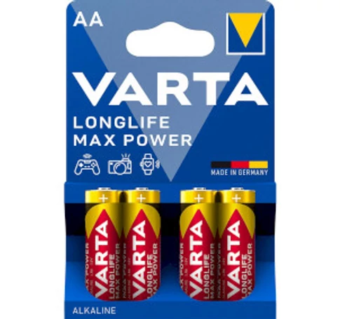 Alkáli elem AA | 1.5 V DC | 4 buborékfóliás kártya
