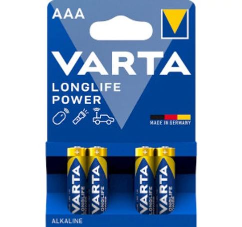 Alkáli elem AAA | 1.5 V DC | 4 buborékfóliás kártya