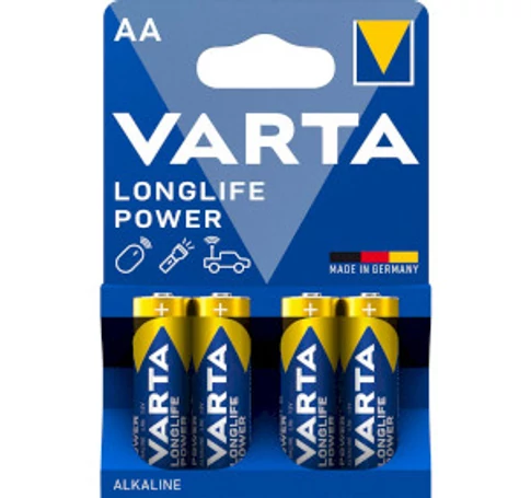 Alkáli elem AA | 1.5 V DC | 4 buborékfóliás kártya