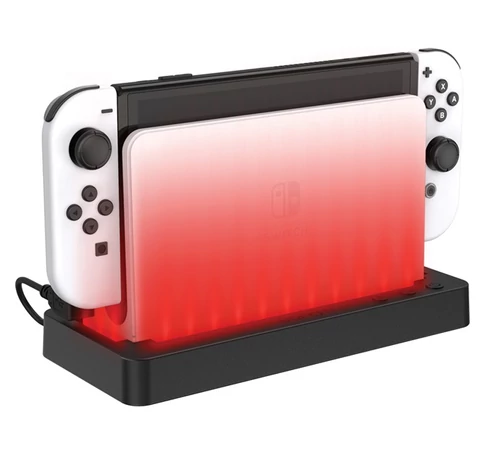 VENOM Nintendo Switch Kiegészítő  RGB Led állvány Fekete, VS4928