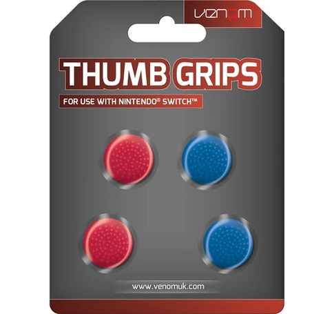 VENOM Nintendo Switch Kiegészítő Thumb Grips Piros és Kék (4-PACK), VS4918