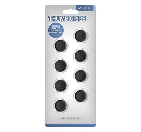 VENOM PS5 Kiegészítő Thumb Grips Fekete (4-PACK), VS5003