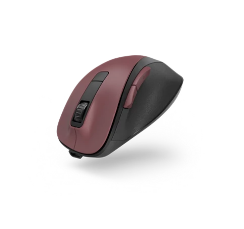 Hama 00173033 VEZETÉK NÉLKÜLI OPTIKAI EGÉR  "MW-500 V2", BORDÓ