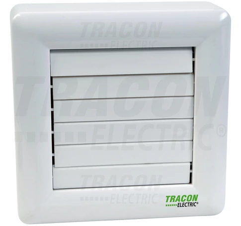 Fürdőszoba vent. hőelemmel műk. frontzsalu, golyóscsap.+időzítő  230 VAC, 15W, 80 m3/h, 33 dB,100 mm