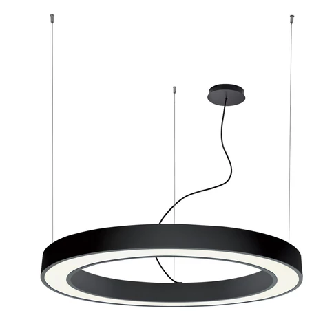 VIOKEF Suspended Black Ring D1200 3000K Dimmable - VIO-3915-0012-3-B-D4