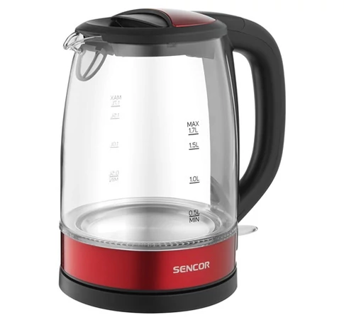Sencor SWK7401RD VÍZFORRALÓ ÜVEG 1,7L
