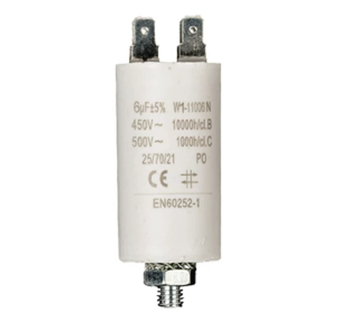 Kondenzátor 450V + Earth 6.0uf / 450 v + Aarde