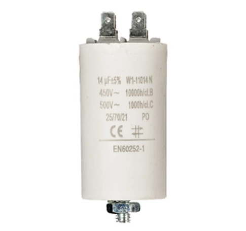 Kondenzátor 450V + Earth 14.0uf / 450 v + Aarde