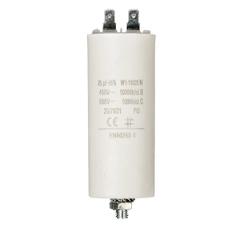 Kondenzátor 450V + Earth 25.0uf / 450 v + Aarde