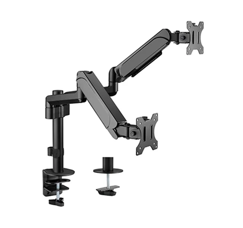 Gembird MA-DA2P-01 Adjustable desk 2-display mounting arm, 17”-32”, up to 9 kg