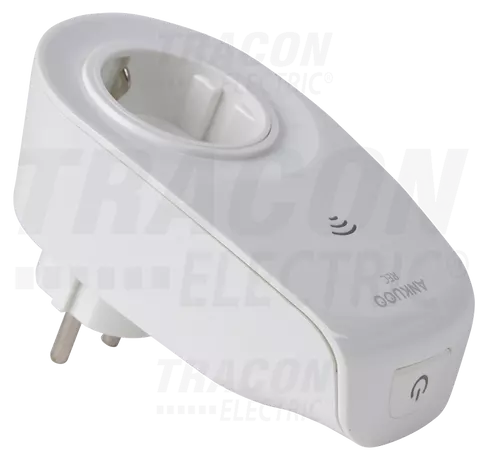 Csatlakozó aljzat adapter wifis kapcsolóval  230 V, 50 Hz, 16 A, MAX. 3500 W, Wi-Fi: 2.4 GHz