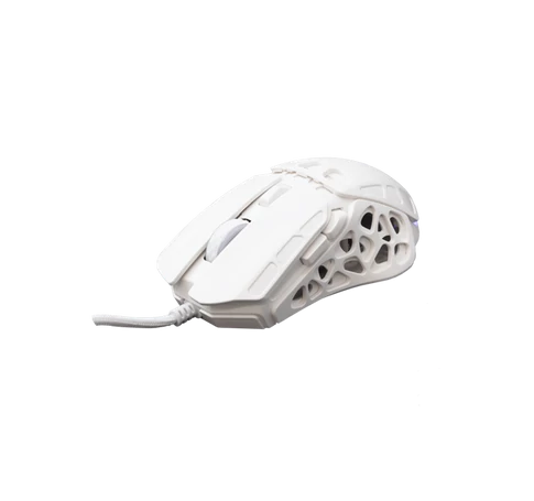 WHITE SHARK ECTOR-W GM-5016W RGB gamer egér, 12.200 dpi, 7 gombos fehér