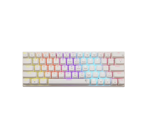 WHITE SHARK GK-002211V2-W/R-US WAKIZASHI-2-W/R-US mech.bill.angol,fehér piros switch 63bill