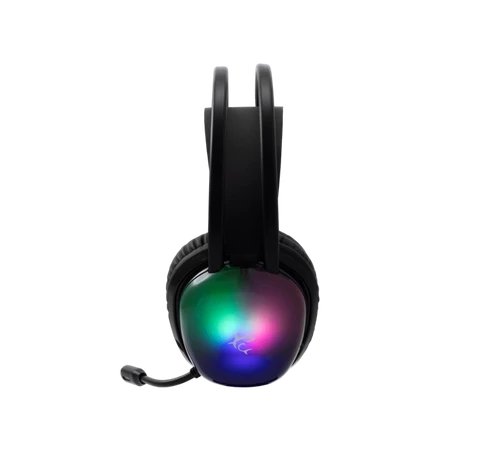 WHITE SHARK PEACOCK-B, GH-2444B, gamer fejhallgató, RGB, fekete, (3.5 Jack+USB)
