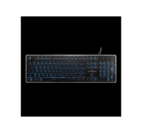 WHITE SHARK  TACHI-B/US WS GK-003141B-US gamer billentyűzet, 104 gomb fekete (angol)