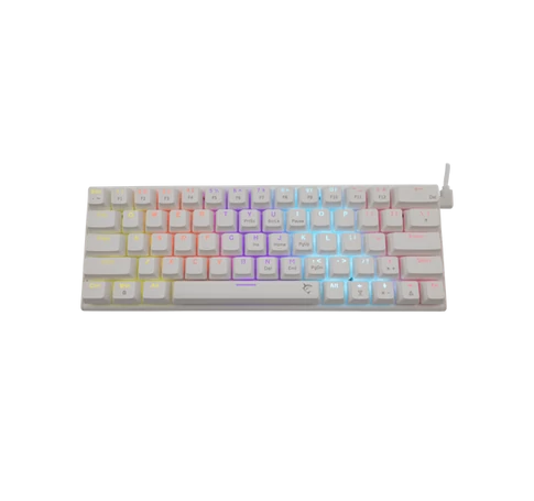 WHITE SHARK WAKIZASHI-2/W/BL-HU, GK-002223V2-W/BL-HU magyar fehér mechanikus gamer billentyűzet