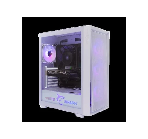WHITE SHARK WARHEAD-3/W PC ház, E-ATX/ATX/M-ATX/ITX gamer, fehér