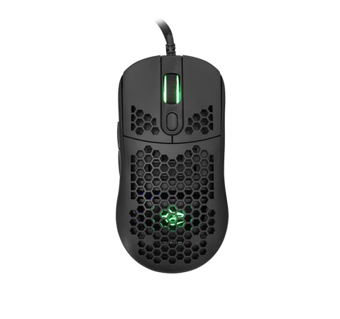 WHITE SHARK GM-5007B GALAHAD gamer egér, fekete, 6400 dpi