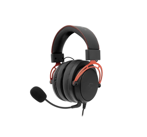 WHITE SHARK GORILLA-B/R, GH-2341-B/R gamer fejhallgató, fekete/piros, (3.5 Jack)