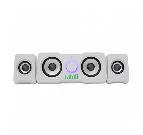 WHITE SHARK MOOD Hangszóró, 2.2, 16W, LED, fehér