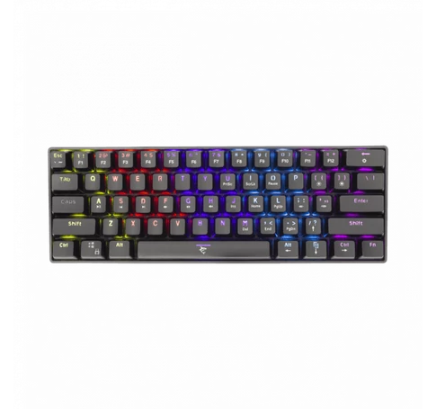 WHITE SHARK SHINOBI mechanikus (blue switch) gamer billentyűzet, fekete (magyar)